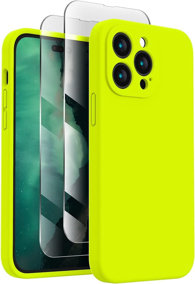 FireNova for iPhone 14 Pro Case, Silicone Upgraded Phone Case with, Soft by FireNova