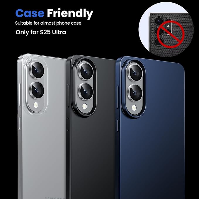 WSKEN for Samsung Galaxy S25 Edge Camera Lens Protector - Image 5