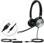 Yealink UH36 Professional USB Headset Wired Headphones by RedefineYourWorkplace