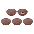 uxcell 5 Pcs 60mm Desk Grommet, Plastic Cable Hole Cover, Wire Cord Cable by uxcell