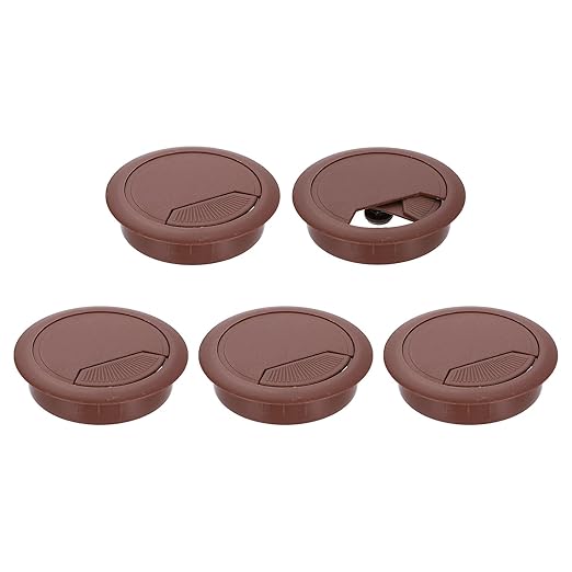uxcell 5 Pcs 60mm Desk Grommet, Plastic Cable Hole Cover, Wire Cord Cable by uxcell
