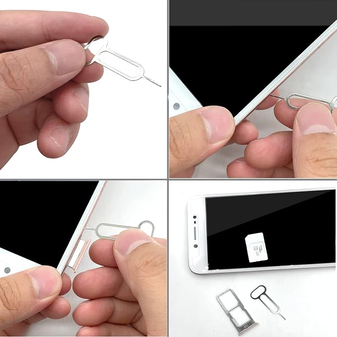 7Pcs SIM Card Removal Openning Tool Tray Eject Pins Needle Opener Ejector - Image 4