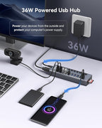 WENTER Powered USB Hub 3.0 - Image 4