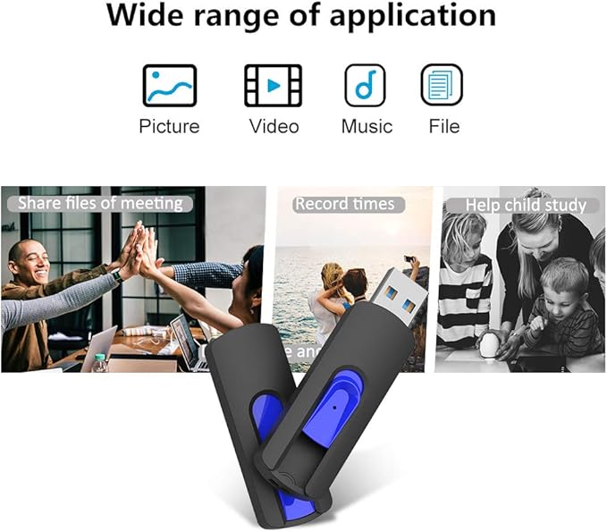 JUANWE USB Flash Drive 256GB, USB 3.0 Thumb Drive USB Storage Flash Drive - Image 6