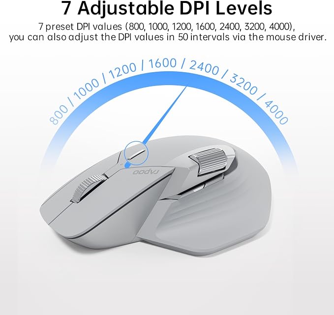 Rapoo MT760Mini Bluetooth Wireless Mouse - Image 6