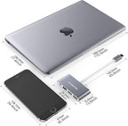 LENTION 4-in-1 USB-C Hub with Type C, USB 3.0, USB 2.0 - Image 5