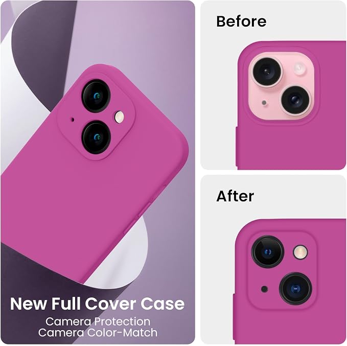 FireNova Designed for iPhone 15 Case, Silicone Upgraded Phone Case with - Image 3
