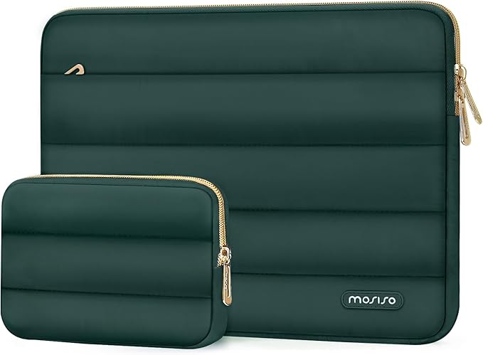 MOSISO 15-15.6 inch Laptop Case, 16 inch Puffy Laptop Sleeve Compatible by MOSISO