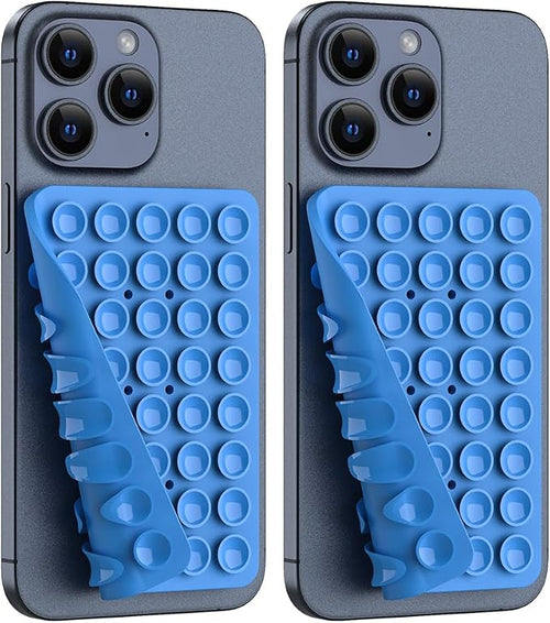 2PACK Silicone Double Sided Suction Phone Case Mount, Detachable Hands Free & by CMZZ