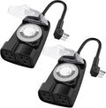 G-Homa 24 Hour Mechanical Outdoor Timer Outlet, Outdoor Timer by G-Homa