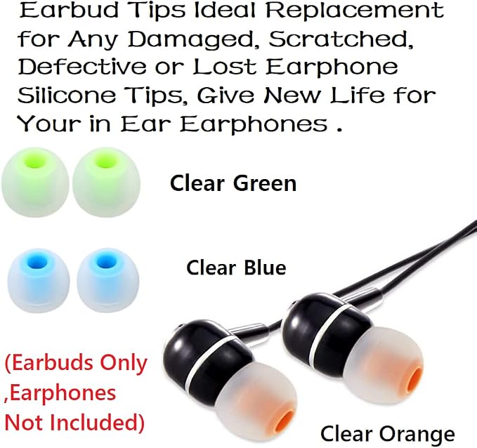 Earbud Tips Earbud Replacement Pieces Silicone Soft and Comfortable Compatible - Image 5