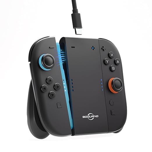 Switch 2 Joycon Charging Grip, Super Magnetic Charger Handle by Unknown