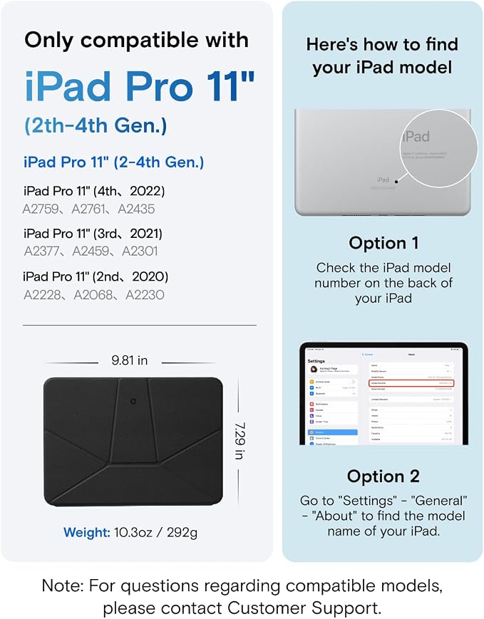 MOFT Dynamic Folio Case for iPad Pro 11-inch, Silm Magnetic Stand Case - Image 3