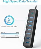 PHIXERO 7 Port USB Hub 3.2 - Image 3