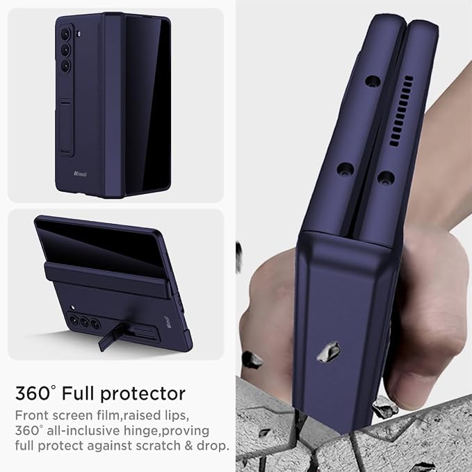 Miimall for Z Fold 6 Case with Privacy Screen Protector, Built-in Adjustable - Image 4