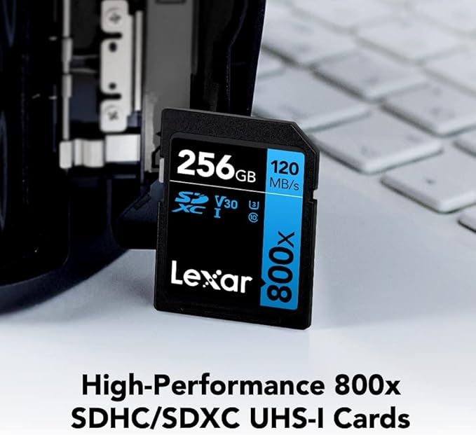 Lexar High-Performance 800x 128GB SDXC UHS-I Memory Card, Full-HD & 4K Video - Image 2