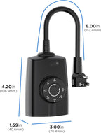 G-Homa Outdoor Timer, Dusk to Dawn Timer, Outdoor Light Timers Waterproof - Image 6