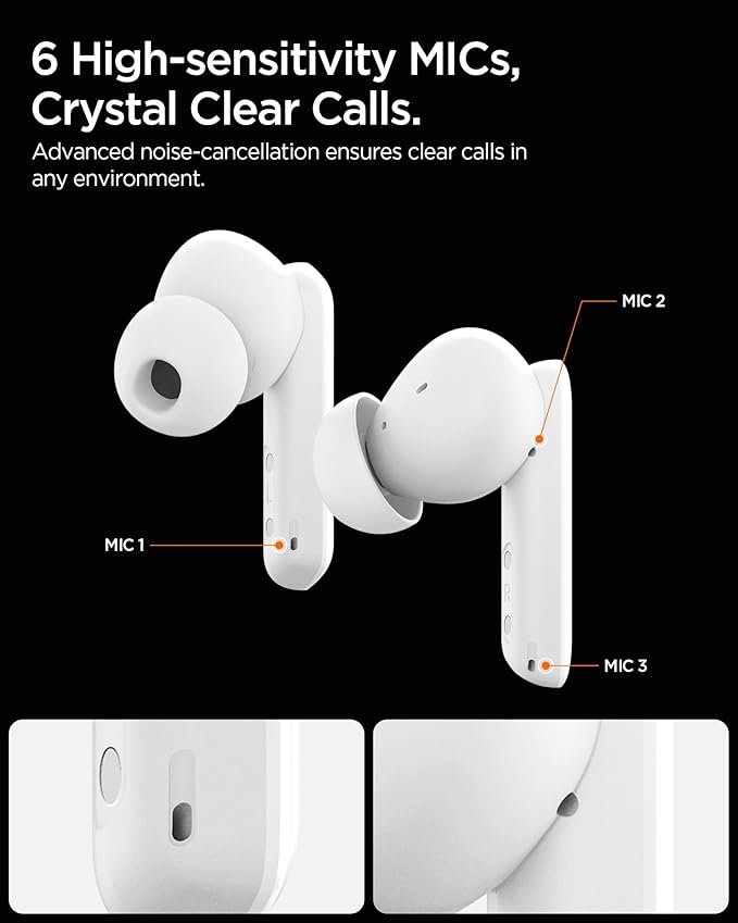 Spigen True Wireless Earbuds, Active Noise Cancellation Bluetooth Headphones - Image 6