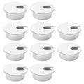 10 Pcs Desk Grommet 1-1/2" / 38 mm, Desk Cord Hole Cover, Cable Grommet ABS by EASYEAH