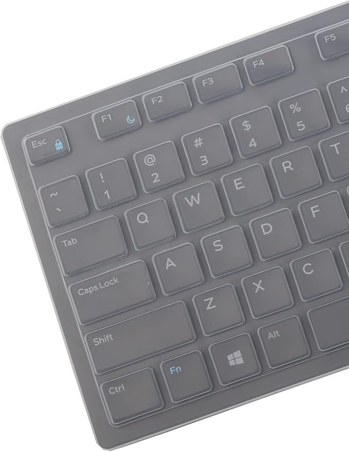 Keyboard Cover Skin for Dell KM636 KB216 KB216t KB216d KB216p Wired & Wireless - Image 3