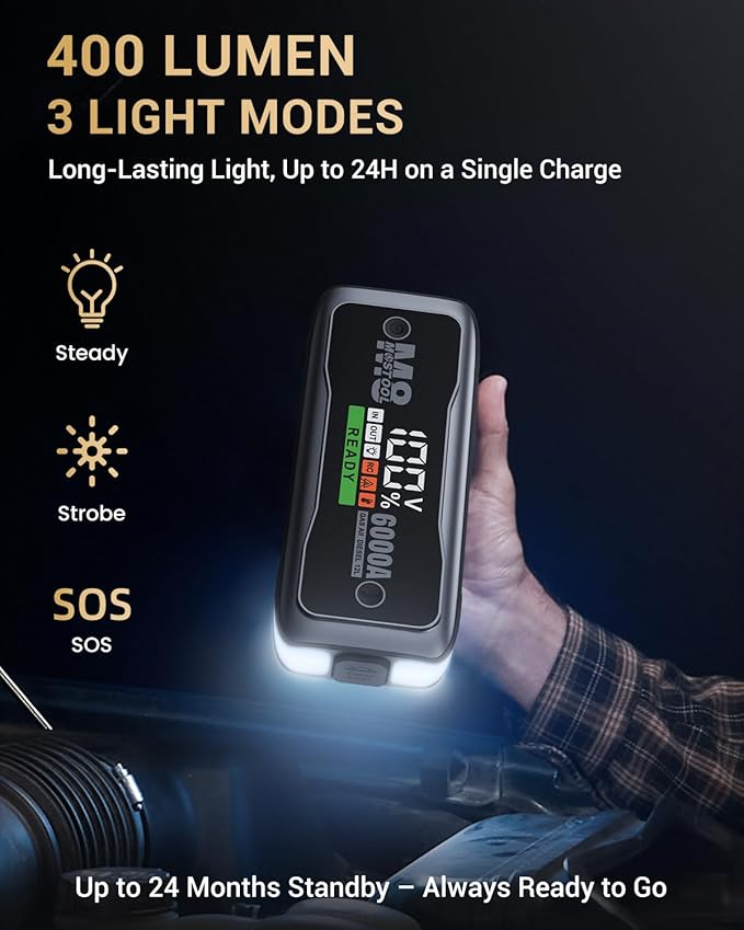 MOSTOOL M8 6000A Car Battery Jump Starter - Image 7