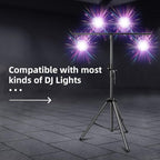 DJ Lights Stand, Heavy Duty DJ Stand 1 Pack, Portable Par Can Tripod Stage - Image 3