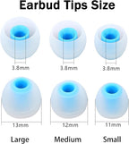 Earbud Replacement Tips Silicone Earbud Tips Ear Tips Fit Most in-Ear Earbuds - Image 2
