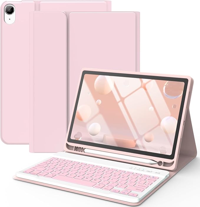 Keyboard Case for iPad Air 11-inch M3/M2/Air 5th/ 4th Generation- Detachable by TaiYanG