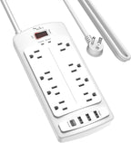 Surge Protector Power Strip by Nuetsa