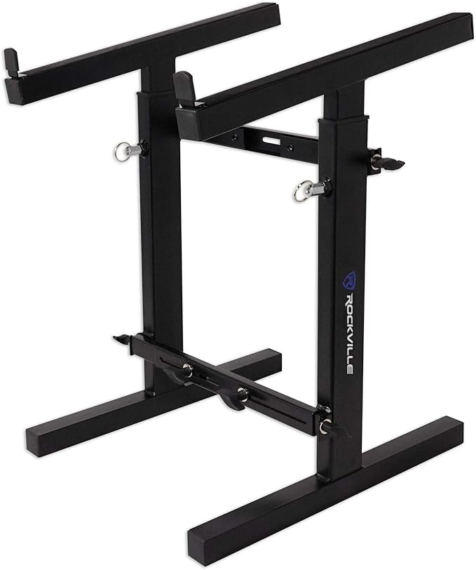 Rockville RXS20 Portable Mixer Stand 300 lbs Capacity, Adjustable Height 24-36in - Image 5