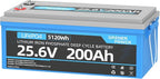 25.6V 200Ah LiFePO4 Battery by GreenLiFePO4onGRENERPOWER