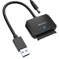WAVLINK SATA to USB Type-A Hard Drive Cable, 5Gbps USB3.0, Supports UASP by WAVLINK%C2%AE