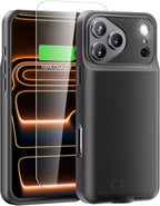 Battery Case for iPhone 17 Pro Max, Charging Case Charger 8500mAh Ultra-Slim by GINFOXI