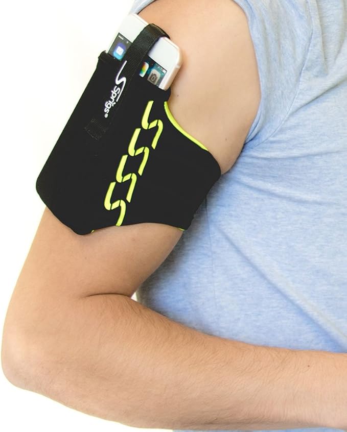 Sprigs Phone Armband Sleeve for iPhone 14, X Galaxy Z, S20 Google Pixel 7 by Sprigs