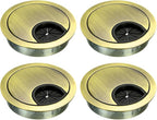 uxcell Cable Hole Cover, 2.1Inch/53mm Zinc Alloy Desk Wire Cord Cable Grommets by uxcell