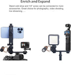 3 Port Cold Shoe Mount Plate for Camera LED Monitor Microphone etc., Aluminum - Image 4