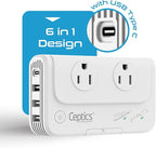Ceptics European Travel Voltage Converter, 200W Adapter - Image 5