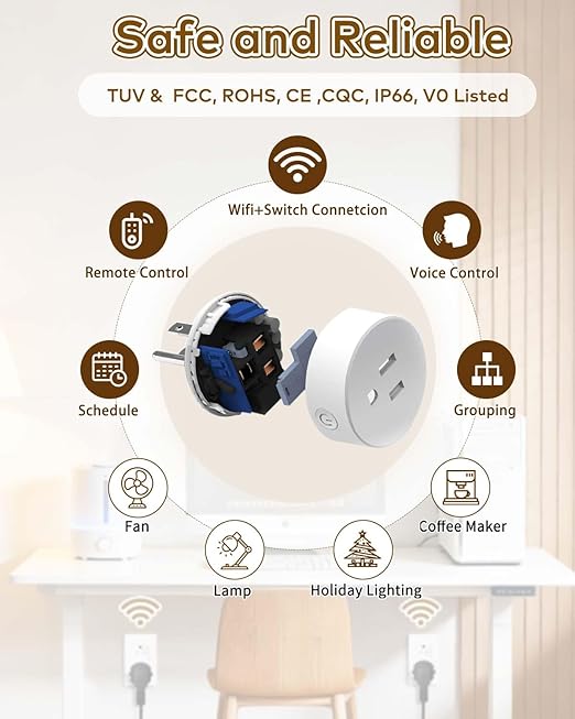 NineLeaf Smart Plug, WiFi Smart Plugs Work - Image 7
