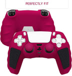 SIKEMAY Anti-Slip PS5 Controller Skin, Soft Thicken Non-Slip Studded Silicone - Image 2