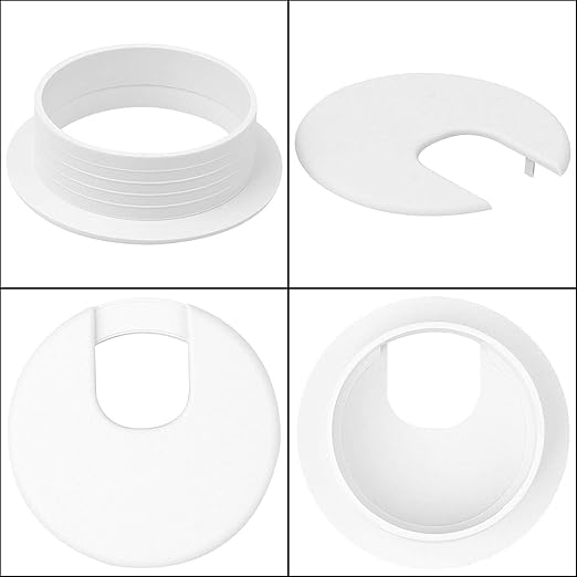 20Pack 2" Black Desk Grommet, HNBun Wire Cable Hole Cover Plug Cap Insert - Image 6