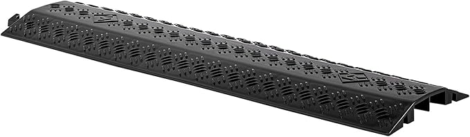 VEVOR 3 Pack Drop Over Cable Cover, 2 Channel Heavy Duty Cable Hose Protector - Image 9