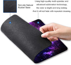 Mouse Pad, Galaxy Mouse Pad, Cute Square Waterproof Mouse Mat Non-Slip Rubber - Image 2