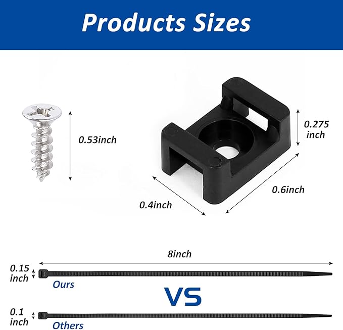 Cable Zip Tie Mounts Kit - Image 2