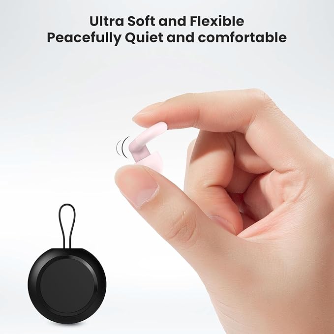 Ear Plugs for Sleeping, 2 Pairs of Reusable Earplugs for Noise Reduction - Image 5
