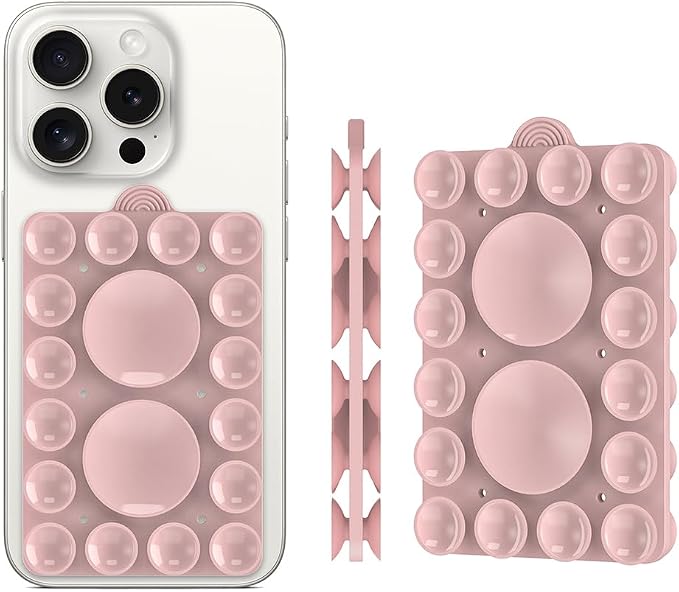 Silicone Suction Phone Holder Mount, Silicon Adhesive Phone Accessory - Image 2