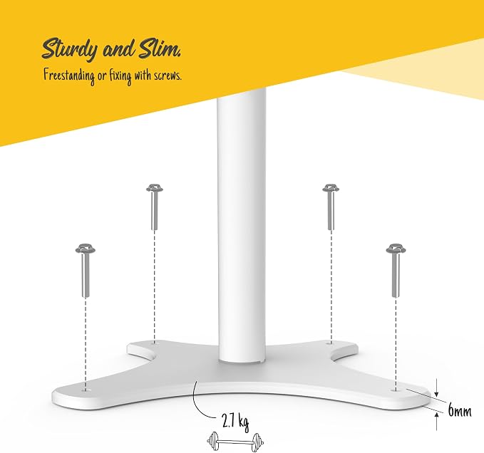 Tablet Kiosk Floor Stand, All Metal Rotate Lockable - Image 7