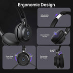 Wireless Headset, Mute Button - Image 5