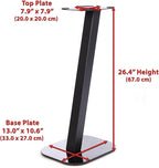 EXIMUS One Pair Fixed Height Universal Speaker Floor Stands - Image 5