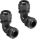 LeMotech M20 Cable Gland, 90 Degree Adjustable 9-14mm Strain Relief, Cord by LeMotech