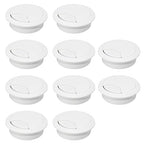 10 Pcs Desk Grommet 2" / 50 mm, Desk Cord Hole Cover, Cable Grommet ABS Plastic by EASYEAH
